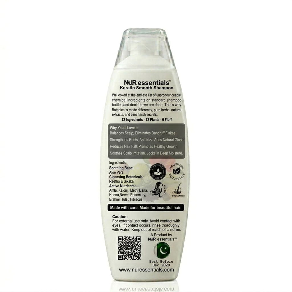 Botanica Absolute Herbal Shampoo — 12 Powerful Botanicals | Paraben Free & Silicone Free | 220ml